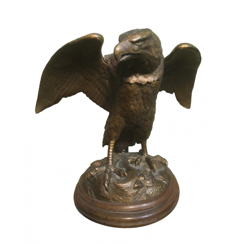 Aigle en bronze "encrier"