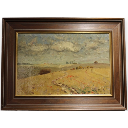 Tableau \"Getreidefeld\" par GAMBERT