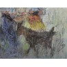 Tableau \"Bergères\" signé LAZ
