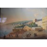 Gouache napolitaine "Vue de Naples"