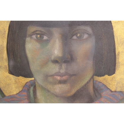 Tableau "Portrait" signé OLSOMMER