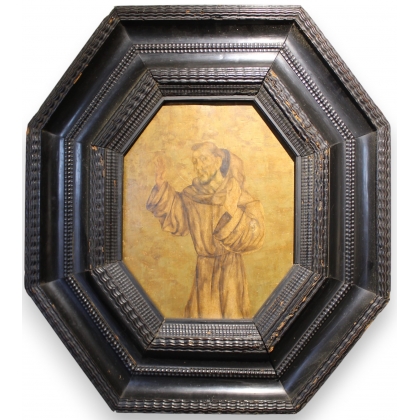 Tableau \"Saint Paul\" avec cadre octogonal