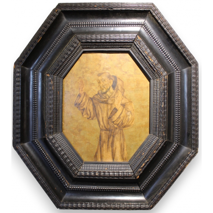 Tableau \"Saint Paul\" avec cadre octogonal