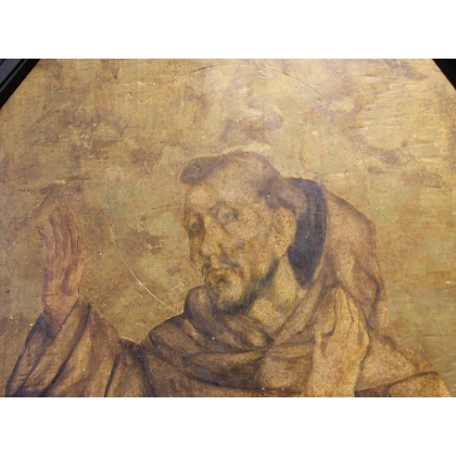 Tableau \"Saint Paul\" avec cadre octogonal