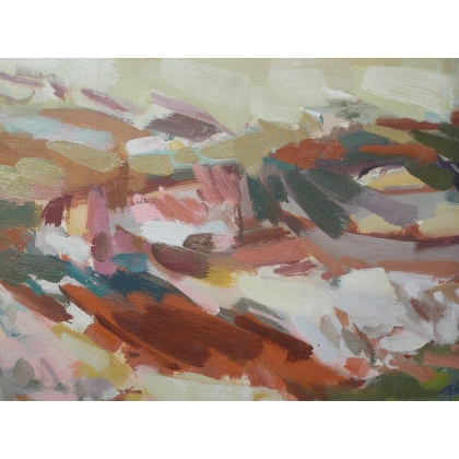 Paintings | Painting entitled ‘Landscape’, signed ROISEUX Moinat SA  – Antiques and home décor