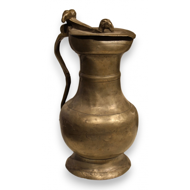 A Valaisan bell made of pewter