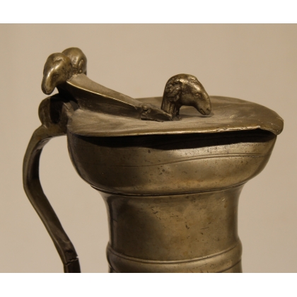 A Valaisan bell made of pewter