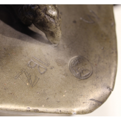 A Valaisan bell made of pewter