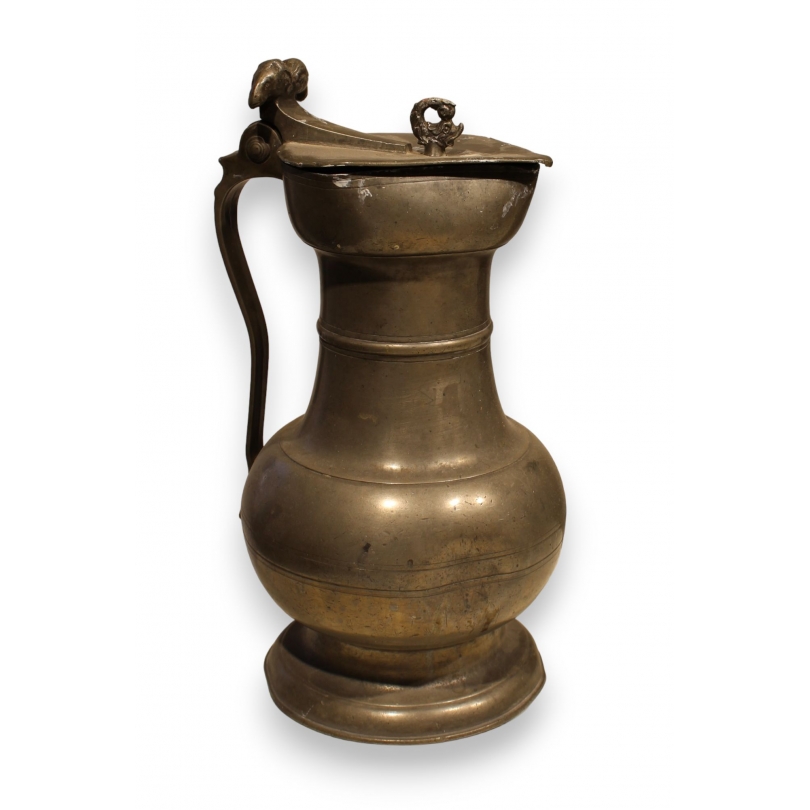 A Valaisan bell made of pewter