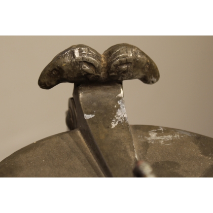 A Valaisan bell made of pewter