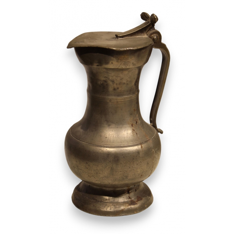 A Valaisan bell made of pewter
