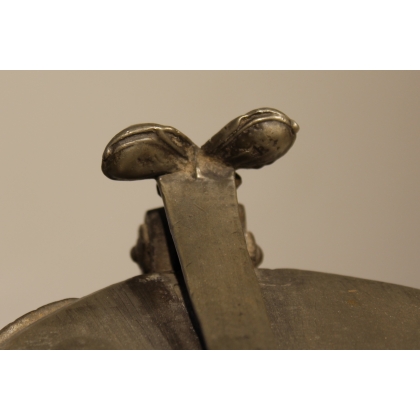 A Valaisan bell made of pewter