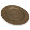 Round pewter dish