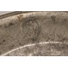 Round pewter dish