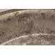 Plat rond en étain