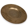 Round pewter dish