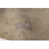 Round pewter dish
