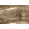 Oval pewter dish