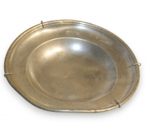 Plat rond en étain ALDT