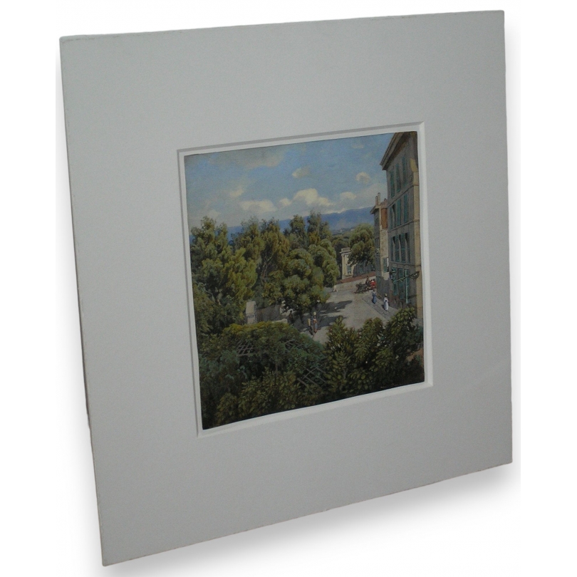Gouache, unframed.  at Moinat SA  – Antiques and decorative items –  Gouaches, watercolours, pastels