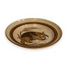 Assiette \"Fourmillier\" en porcelaine