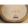 Assiette \"Fourmillier\" en porcelaine