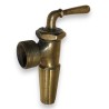Brass tap with handle