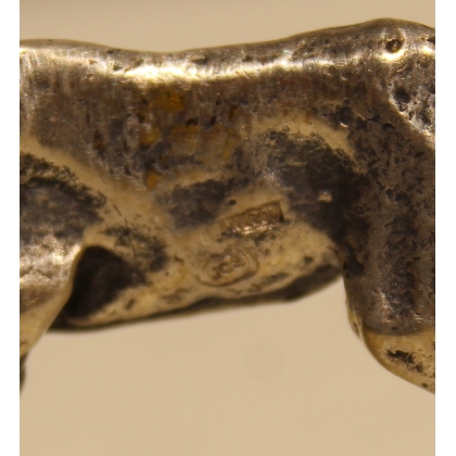 Caribou en argent 800