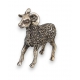 Mouflon en argent 800