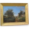 Paintings | Painting entitled ‘Landscape’, signed. Moinat SA  – Antiques and home décor
