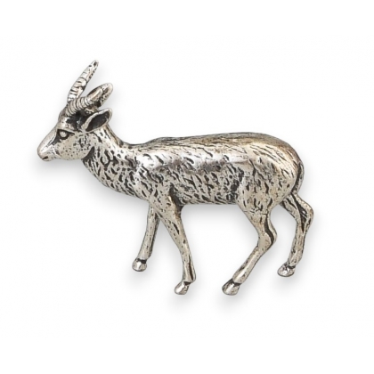 Gazelle en argent