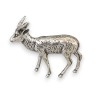 Gazelle en argent