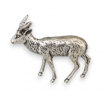 Gazelle en argent