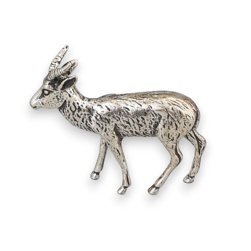 Gazelle en argent