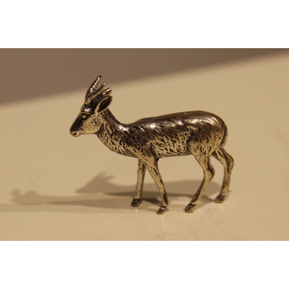 Gazelle en argent