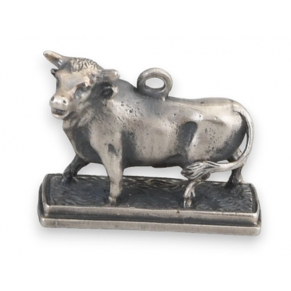 Pendentif Taureau en argent 900