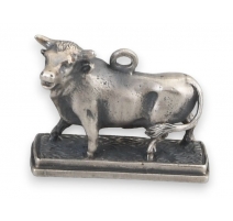 Pendentif Taureau en argent 900