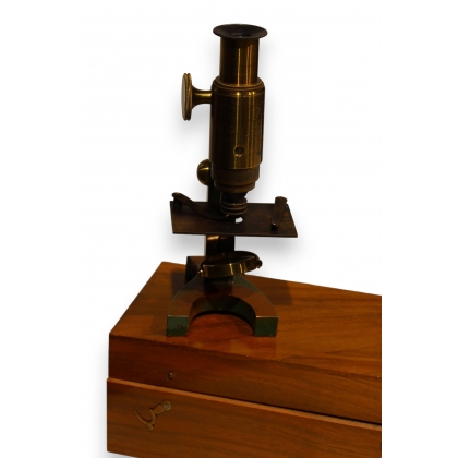 Microscope de voyage en laiton