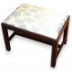 Tabouret en acajou