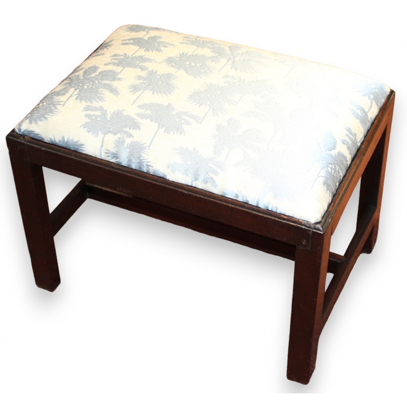 Tabouret en acajou