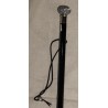 Long shoehorn, ‘Rhinestone Ball’, silver-coloured