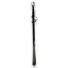 Chausse-pied long "Boule cristal Swarowski" argent