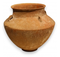 Vase précolombien en terre cuite avec anses