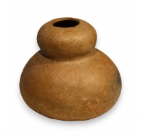 Vase précolombien en terre cuite double gourde