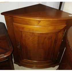 Louis XVI-style corner cabinet in walnut at  Moinat SA  - Antiques and home décor