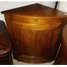 Louis XVI-style corner cabinet in walnut at  Moinat SA  - Antiques and home décor
