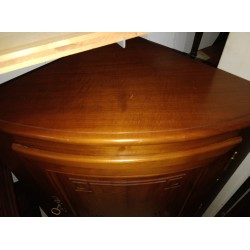 Louis XVI-style corner cabinet in walnut at  Moinat SA  - Antiques and home décor
