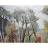Tableau \"Chemin\" signé JANEBÉ