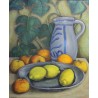 Tableau \"Nature morte aux citrons\" signé LEGAST 74