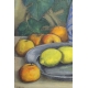 Tableau "Nature morte aux citrons" signé LEGAST 74